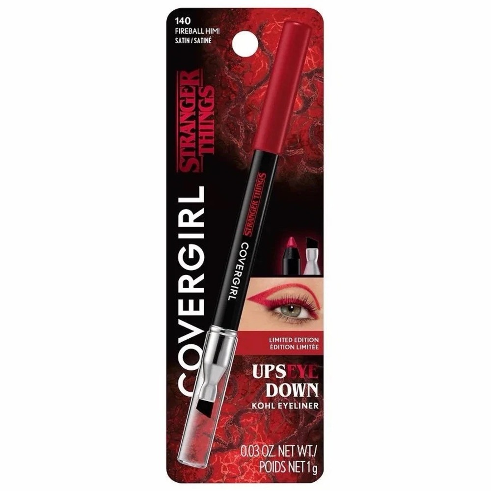 COVERGIRL x STRANGER THINGS Kohl Eyeliner - RED 140 Fireball Him!  New in Box